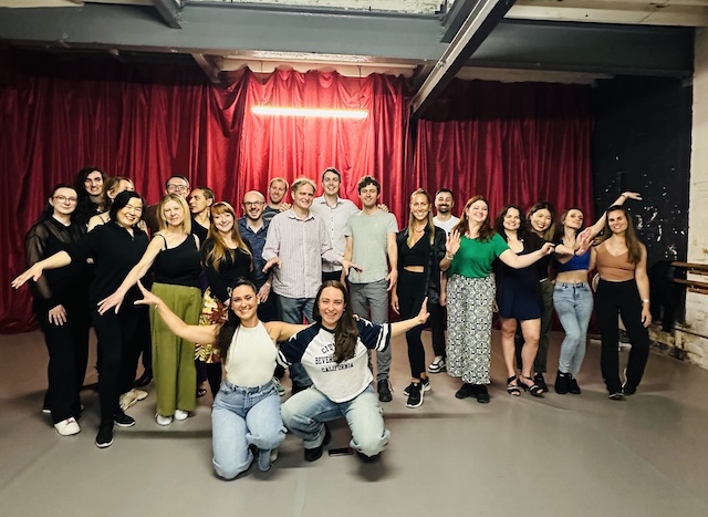 Bachata workshop participants learning role rotation techniques at Sheffield Bachata Collective