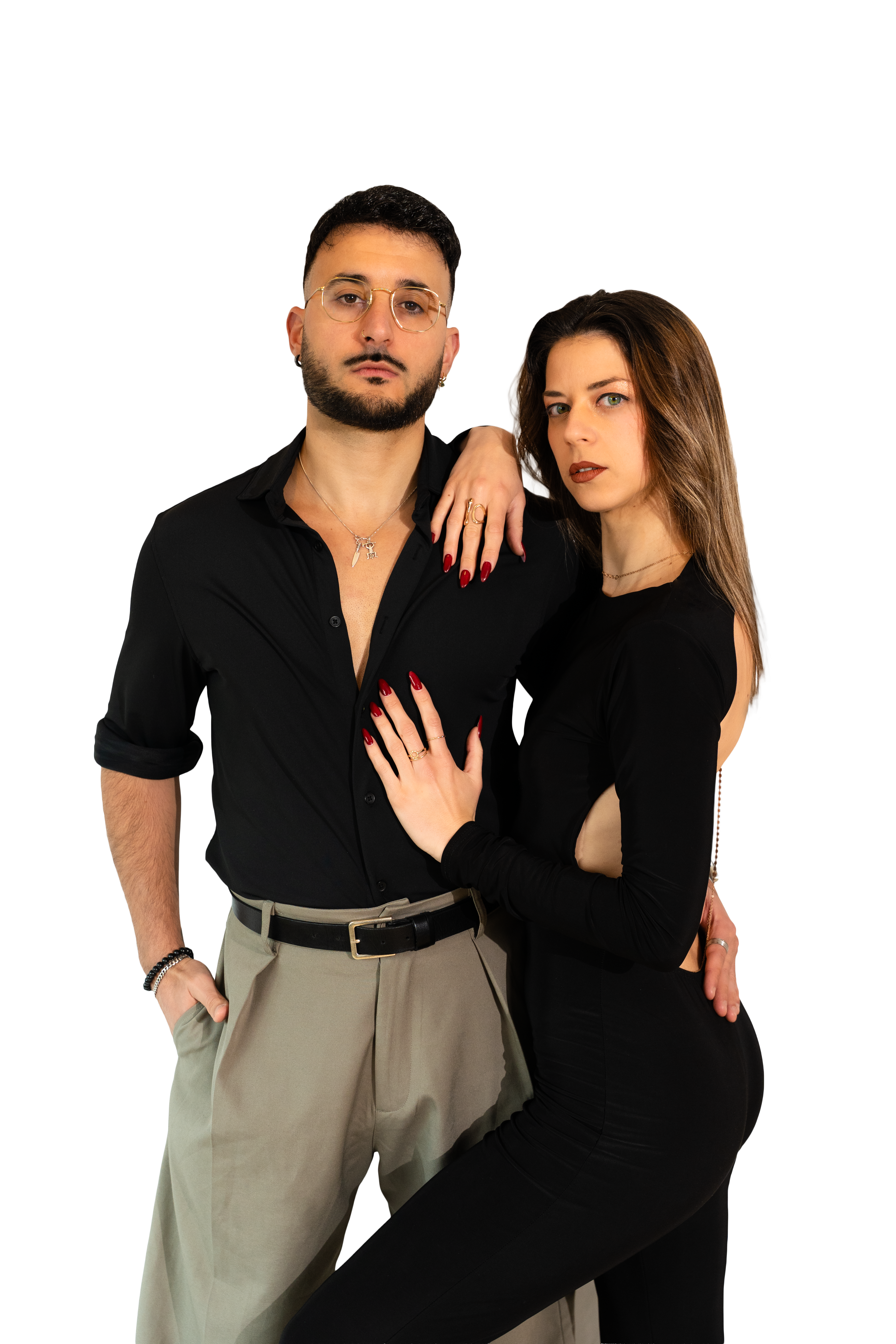 Diego and Ola dancing together during a Sensual Bachata moment